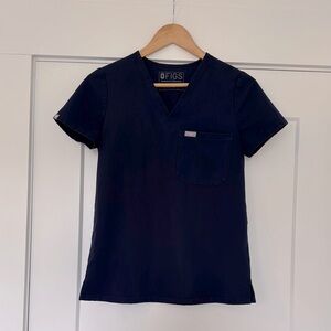 Figs Navy XXS Catarina one pocket scrub top